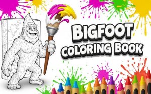 Bigfoot Coloring Book: Free Online Coloring Game for Kids