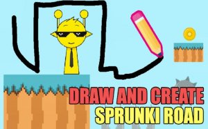 Draw and Create Sprunki Road: Drawing Puzzle Game