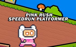 Pink Rush Speedrun Platformer Game