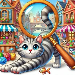 Paws Off, I'm Looking! - Hidden Object Puzzle Game