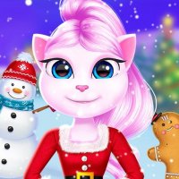 Angela Christmas Dress Up Game