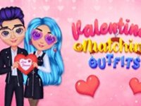 Valentine's Matching Outfits Dress Up Game Online