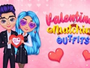 Valentine's Matching Outfits Dress Up Game