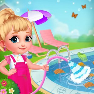 Baby Zara Outdoor Cleaning Online Game