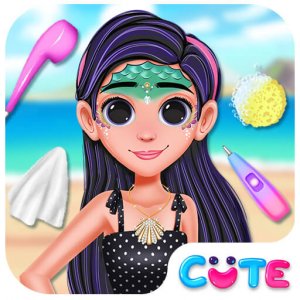 Superhero Violet Summer Excursion Makeover Game