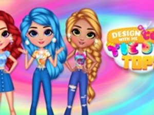 Design With Me Cute Tie Dye Tops Online Game