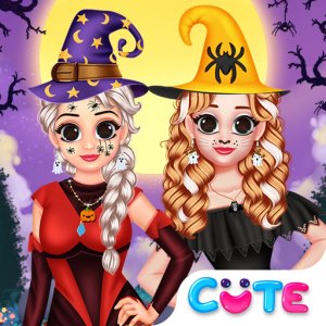 Princess Hello Halloween Makeup Game